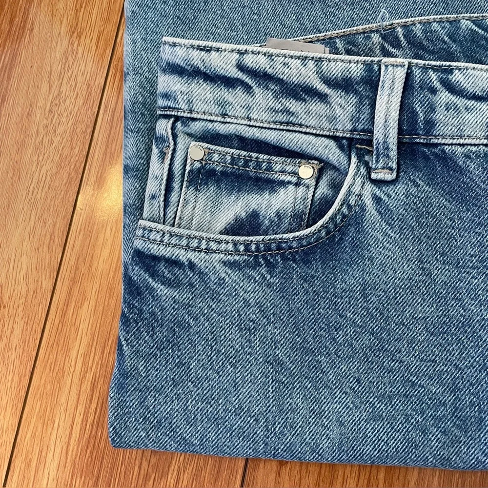 Mavi Light Blue High-Rise Loose Straight Jeans - Picture 3 of 11